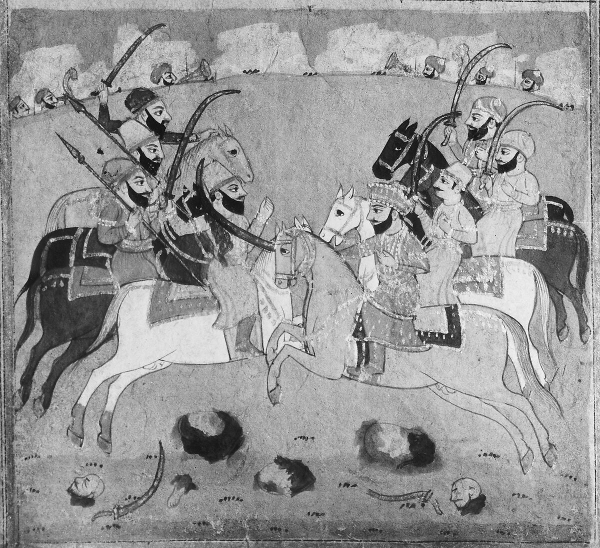 Iskandarnama (Book of Alexander), Nizami (present-day Azerbaijan, Ganja 1141–1209 Ganja), Ink, opaque watercolor, and gold on paper