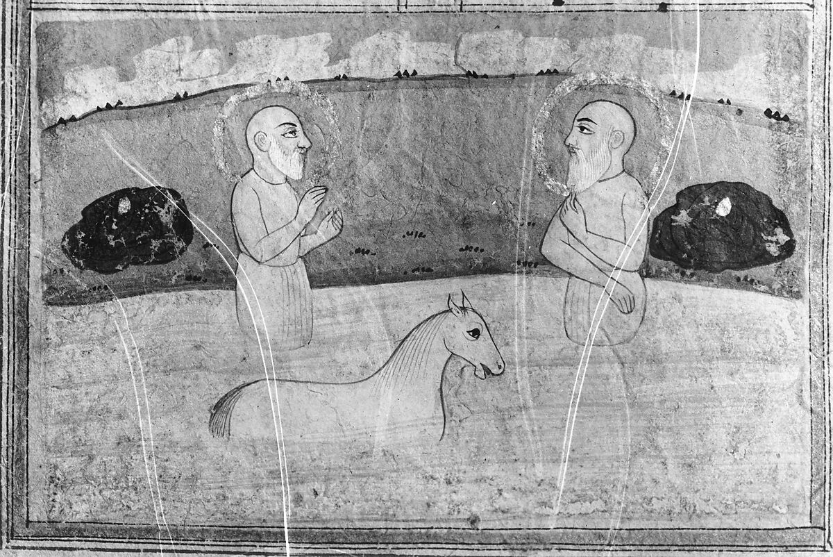 Iskandarnama (Book of Alexander), Nizami (present-day Azerbaijan, Ganja 1141–1209 Ganja), Ink, opaque watercolor, and gold on paper