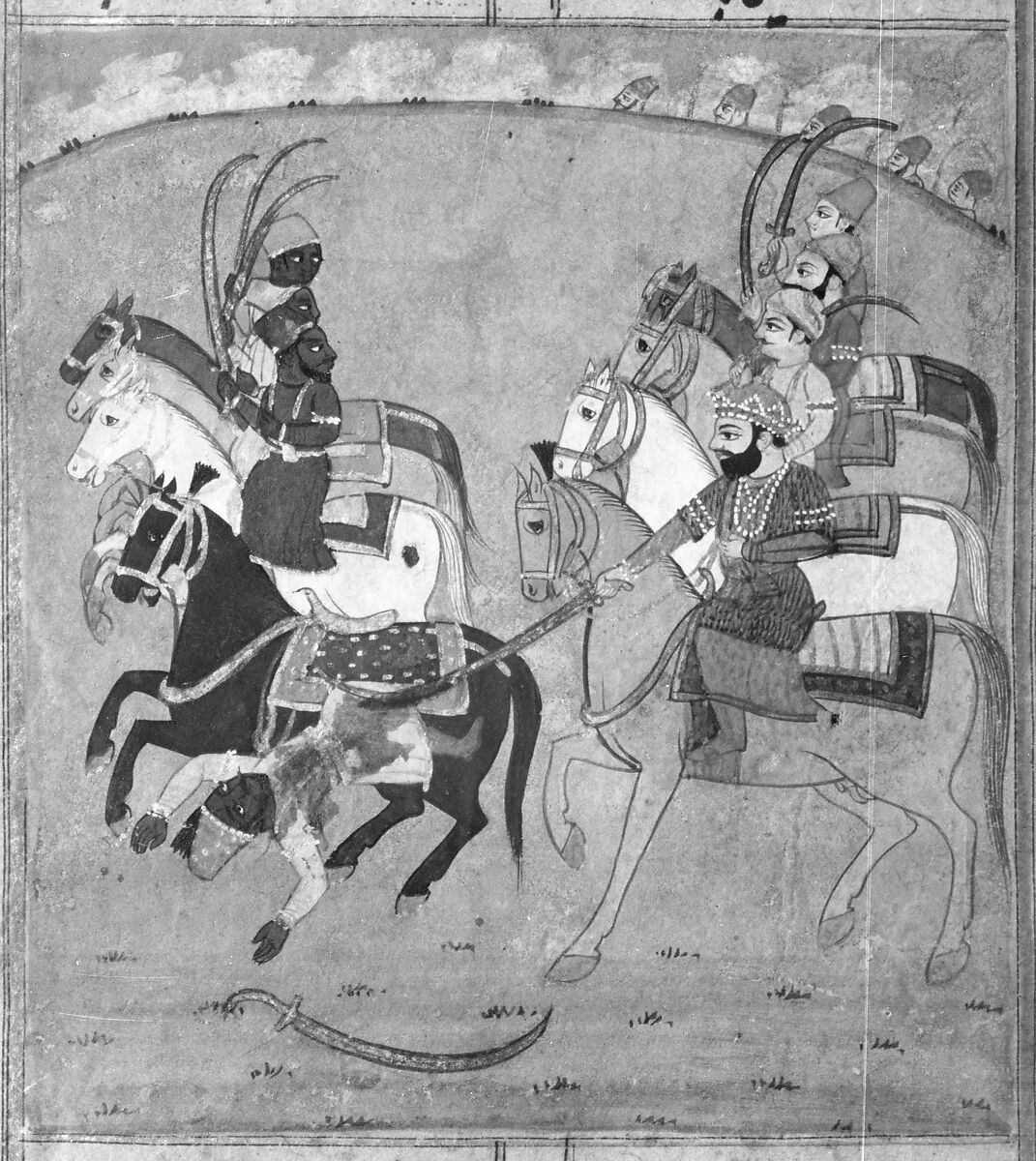 Iskandarnama (Book of Alexander), Nizami (present-day Azerbaijan, Ganja 1141–1209 Ganja), Ink, opaque watercolor, and gold on paper