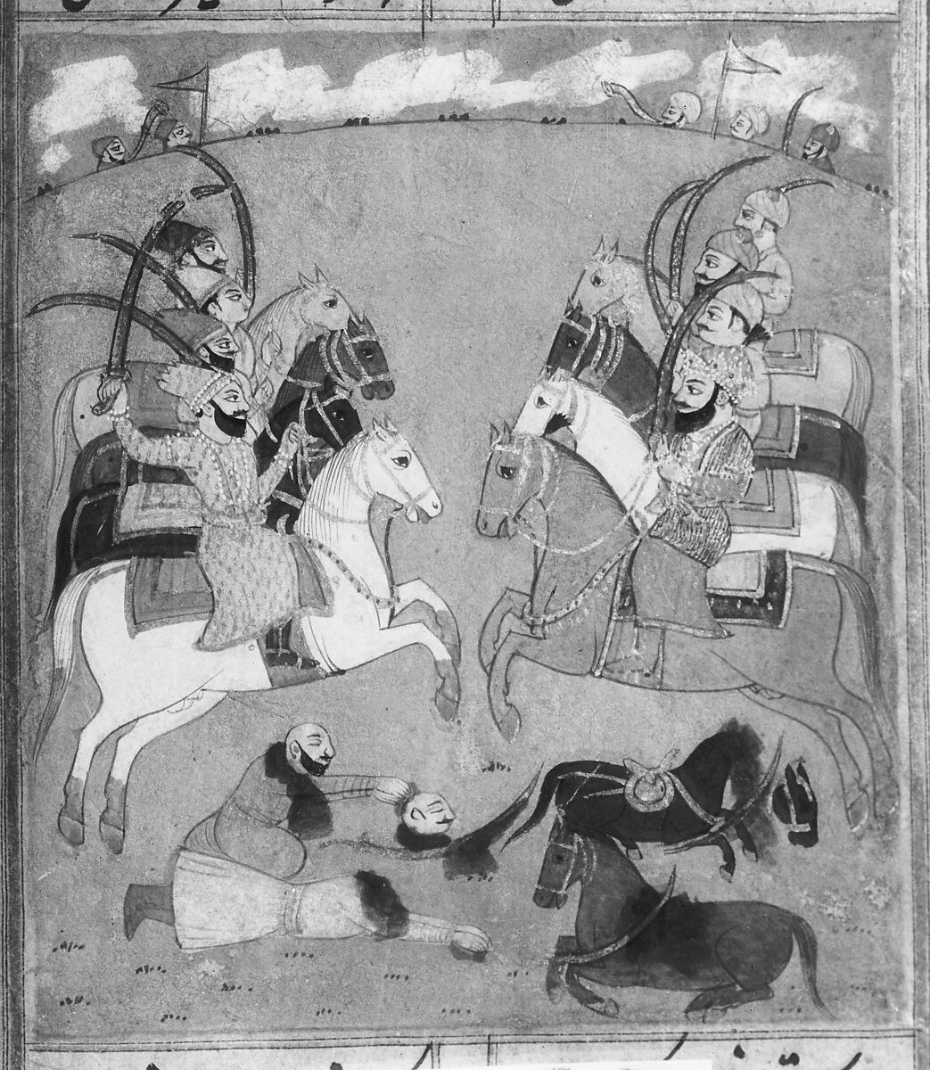 Iskandarnama (Book of Alexander), Nizami (present-day Azerbaijan, Ganja 1141–1209 Ganja), Ink, opaque watercolor, and gold on paper