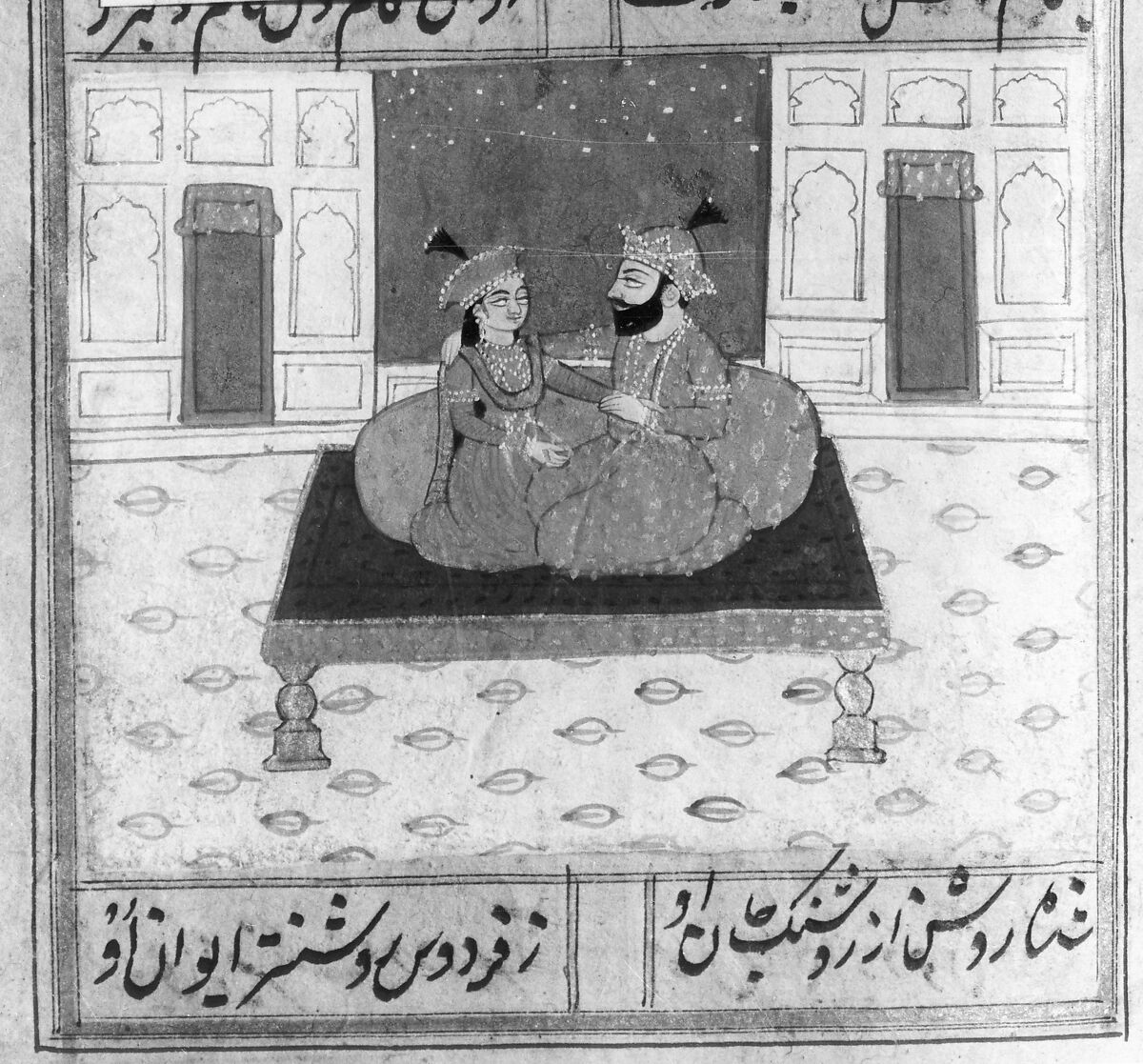 Iskandarnama (Book of Alexander), Nizami (present-day Azerbaijan, Ganja 1141–1209 Ganja), Ink, opaque watercolor, and gold on paper