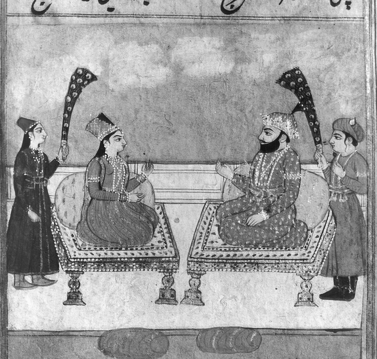 Iskandarnama (Book of Alexander), Nizami (present-day Azerbaijan, Ganja 1141–1209 Ganja), Ink, opaque watercolor, and gold on paper