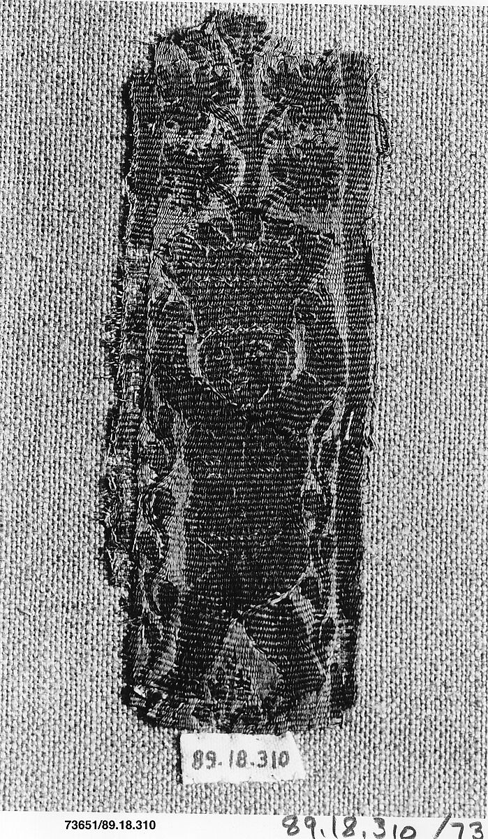 Textile Fragment, Wool, linen; tapestry weave