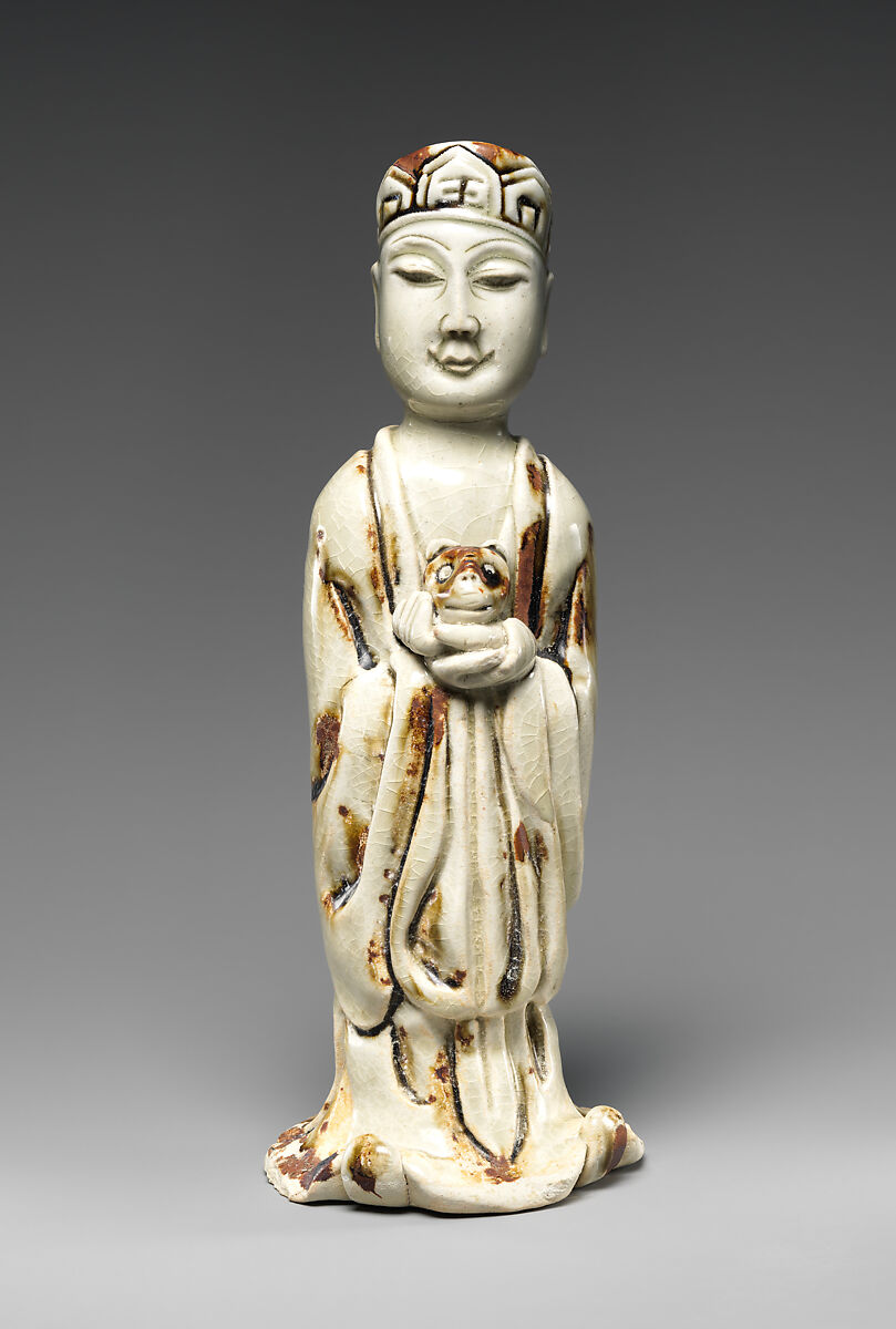 Zodiac figure of a tiger, Glazed stoneware, China