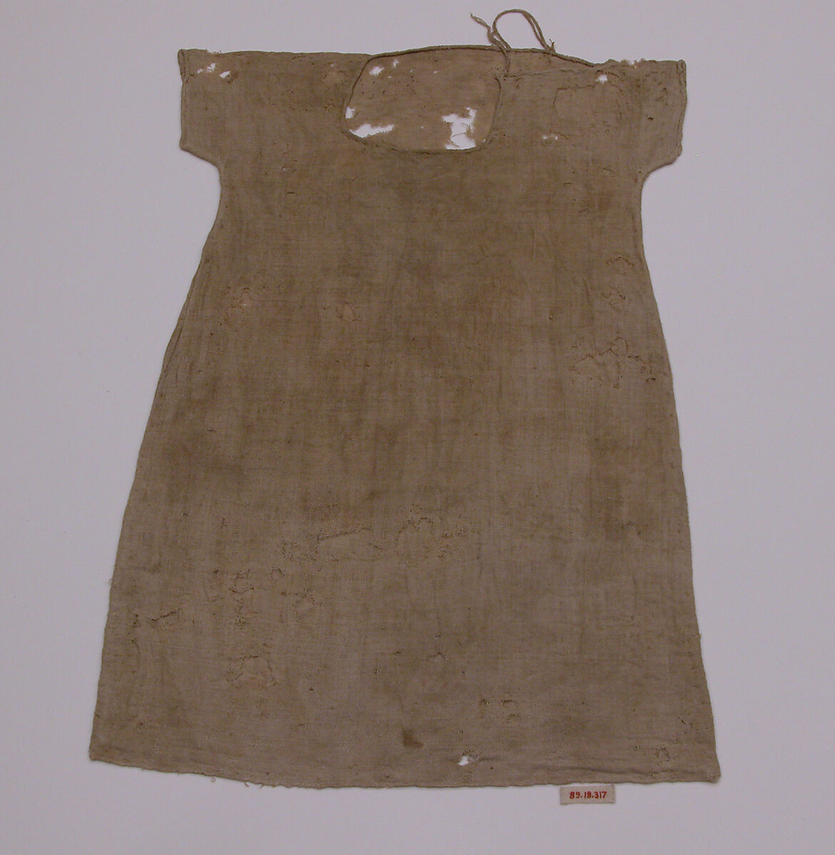 Child's Tunic, Wool, linen; plain weave