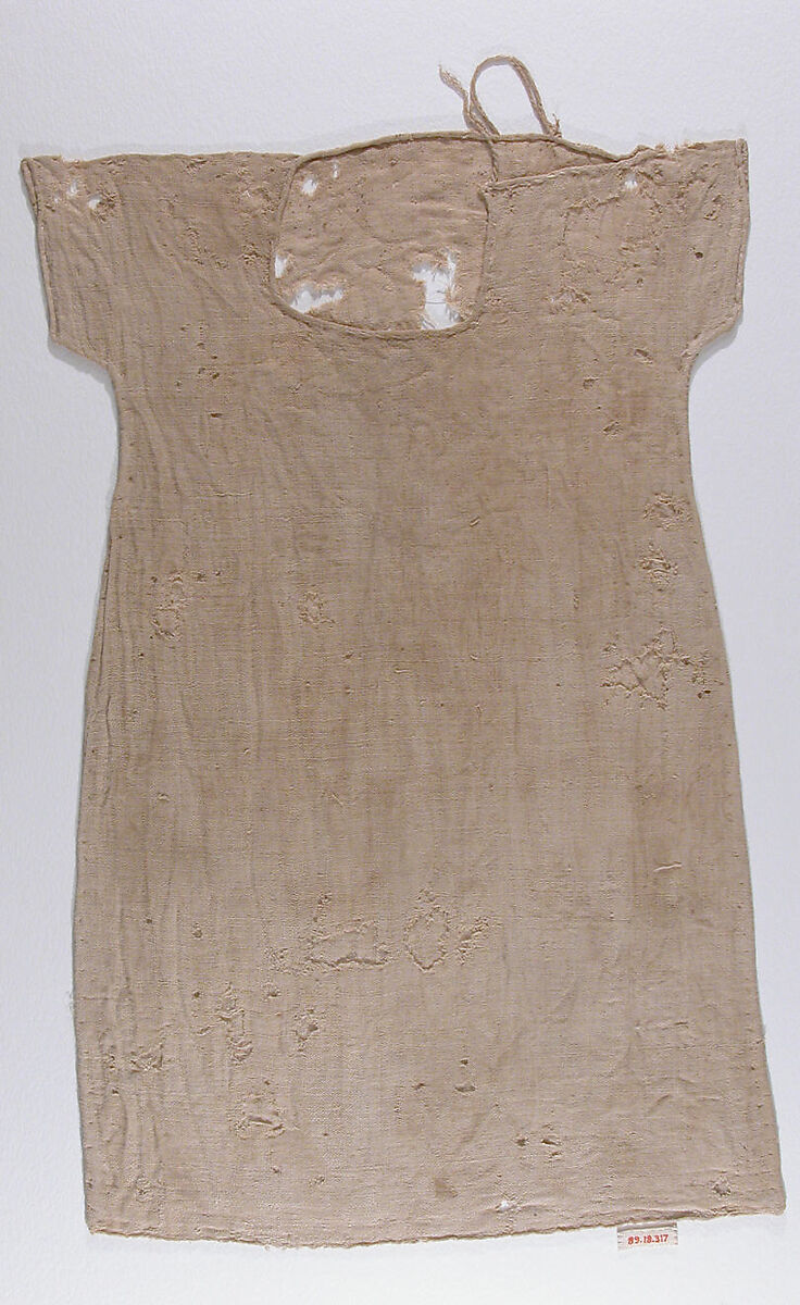 Child's Tunic, Wool, linen; plain weave