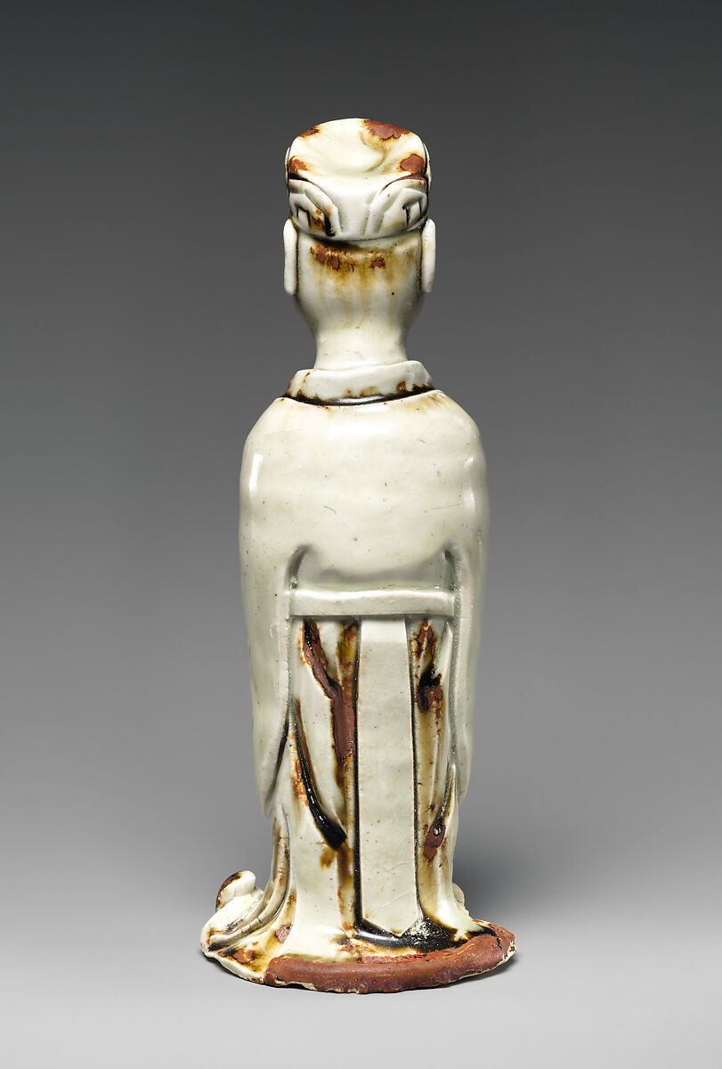 Daoist Priest with Zodiac Animal, Boar, Stoneware, China