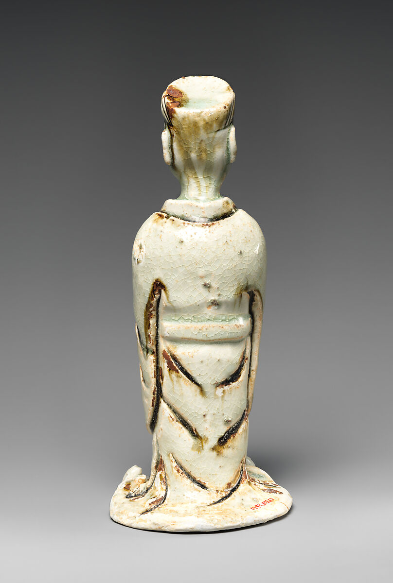 Daoist Priest with Zodiac Animal, Monkey, Stoneware, China