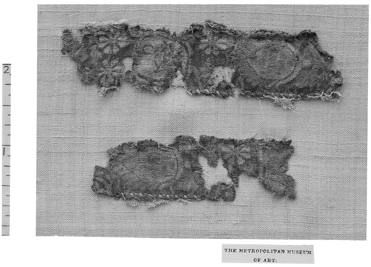 Textile Fragment, Silk; lampas (?) 