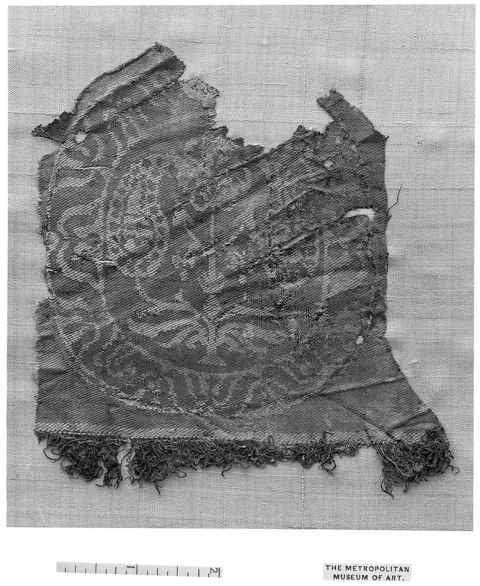 Textile Fragment, Silk; samite (?) 