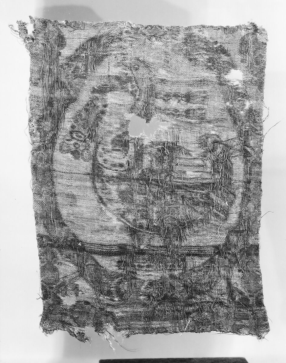 Textile Medallion, Silk; twill