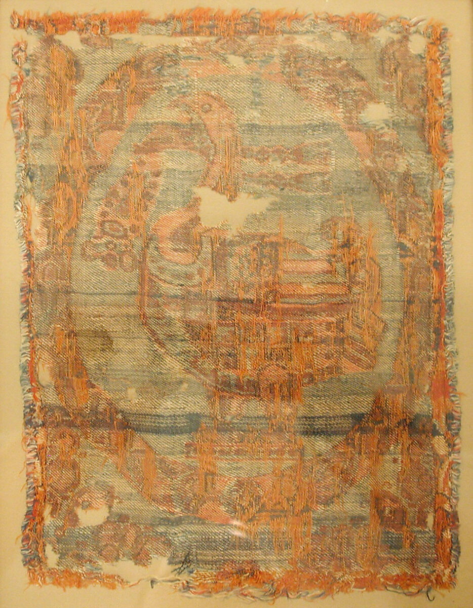 Textile Medallion, Silk; twill