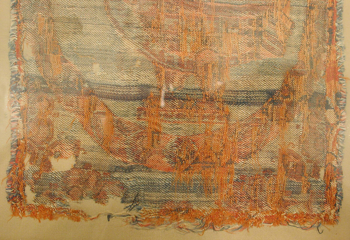 Textile Medallion, Silk; twill
