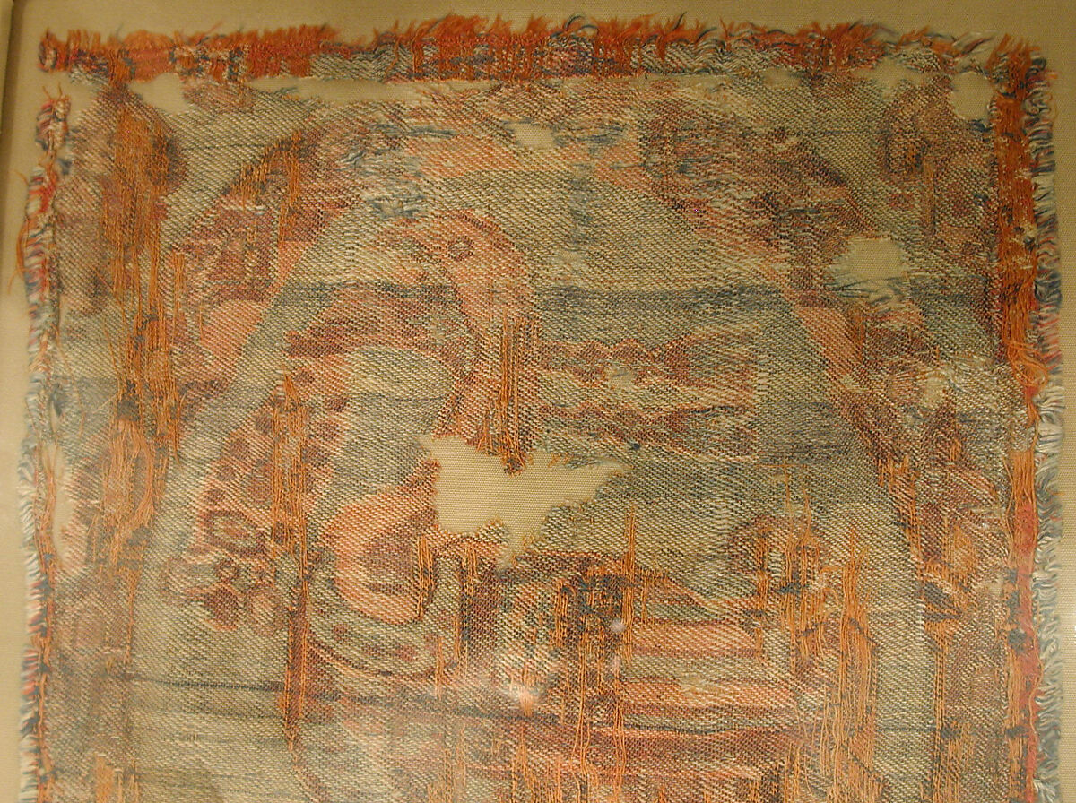 Textile Medallion, Silk; twill