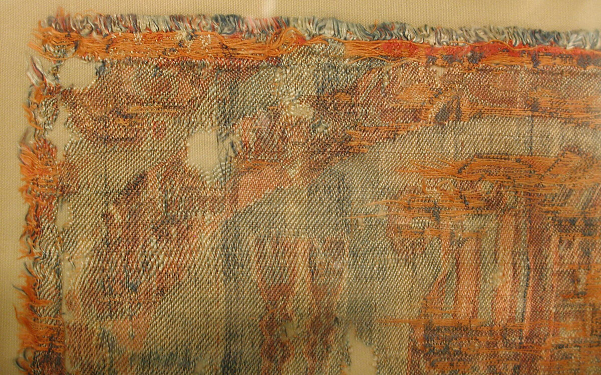 Textile Medallion, Silk; twill