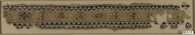 Textile Fragment, Silk; tapestry weave