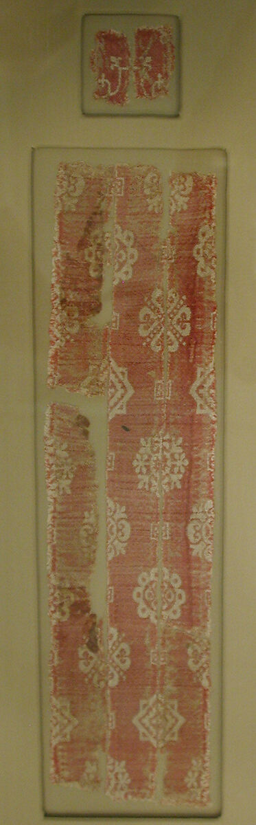 Textile Fragment, Silk; samite (?) 