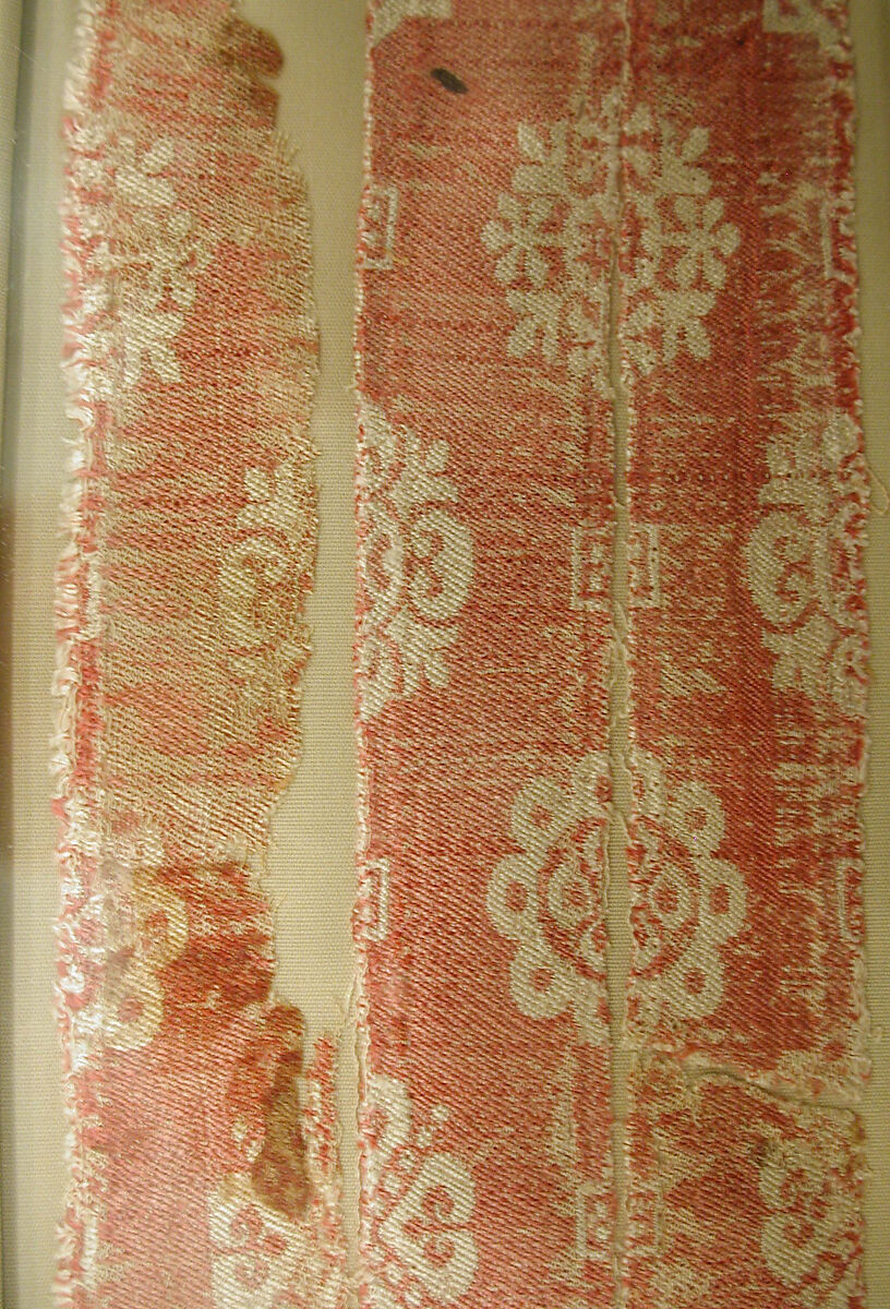 Textile Fragment, Silk; samite (?)