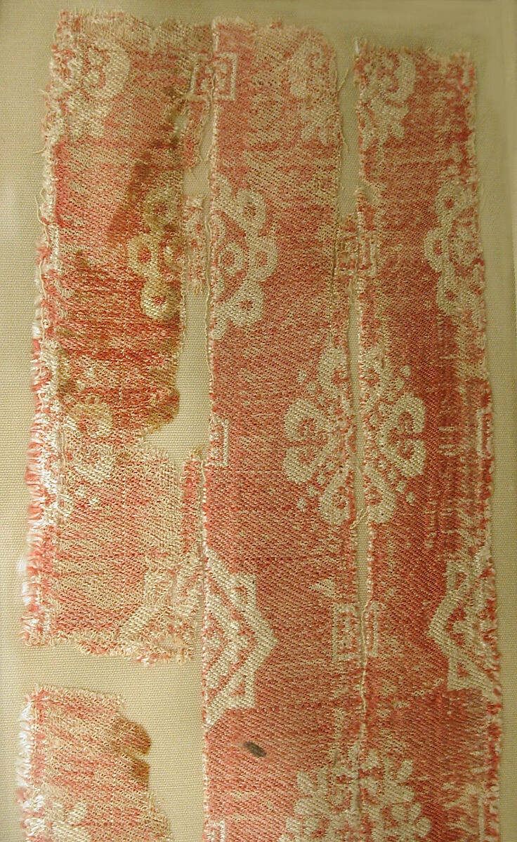 Textile Fragment, Silk; samite (?)