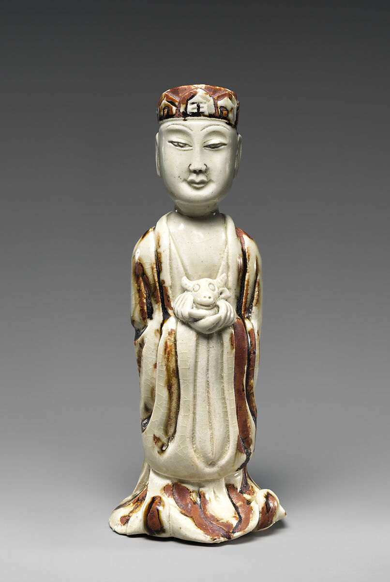Zodiac Figure of an Ox, Glazed stoneware, China