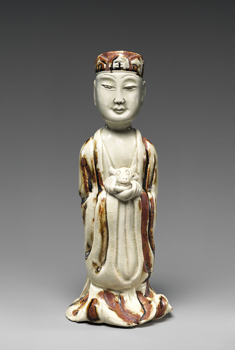 Zodiac Figure of an Ox, Glazed stoneware, China 