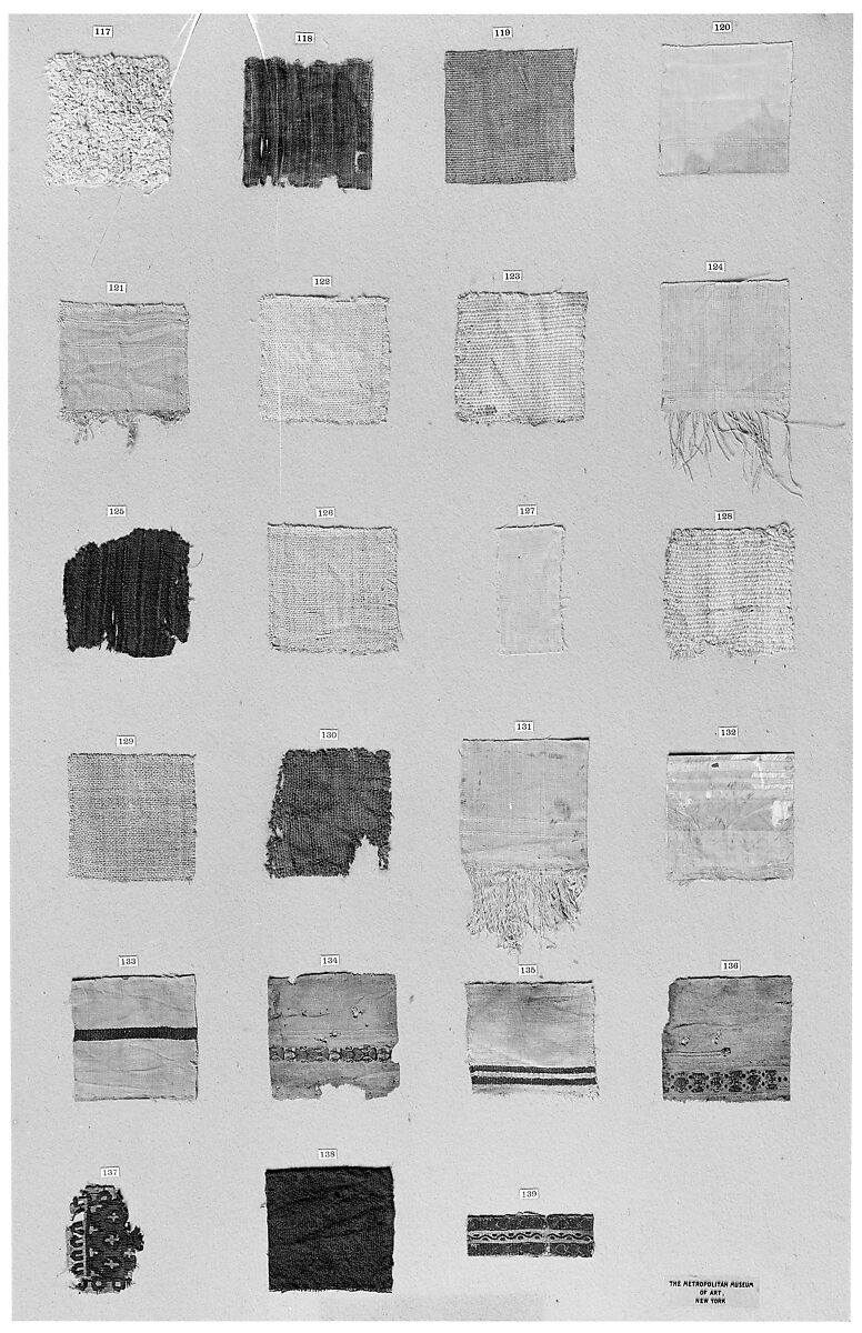 Textile Fragment, Wool, linen; plain weave, tapestry weave