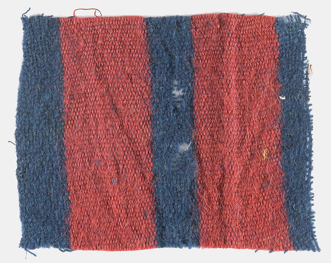 Textile Fragment, Wool; plain weave 