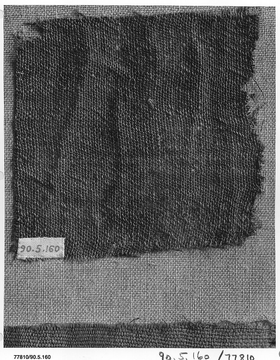 Textile Fragment, Wool; plain weave (?)