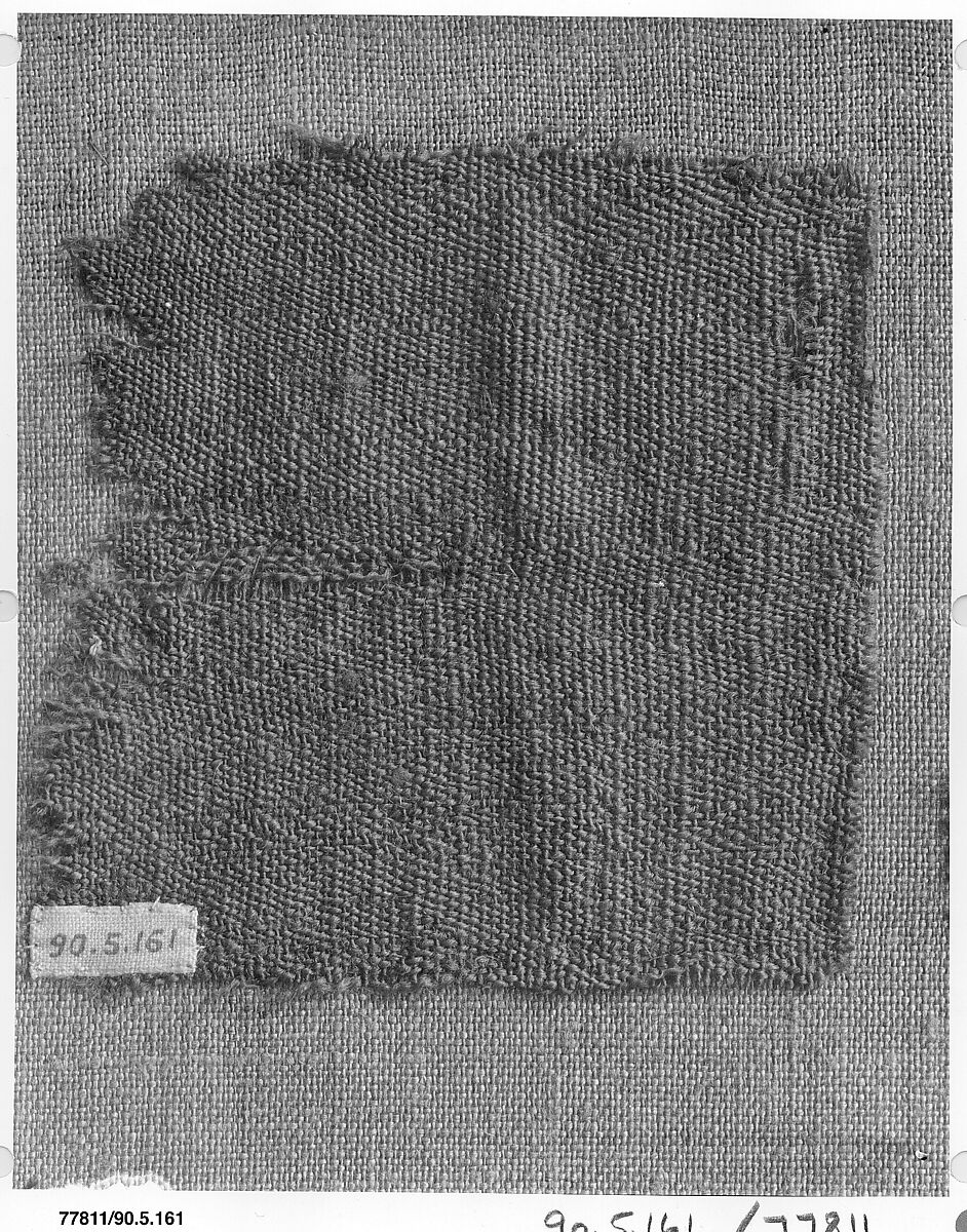 Textile Fragment, Wool; plain weave