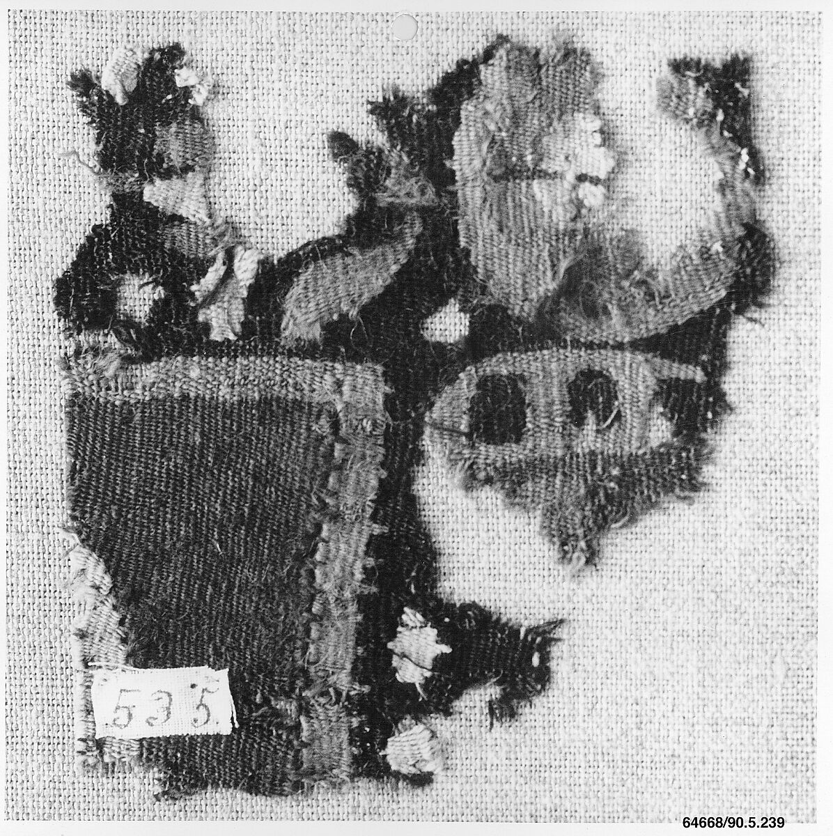 Textile Fragment, Wool, linen; tapestry weave