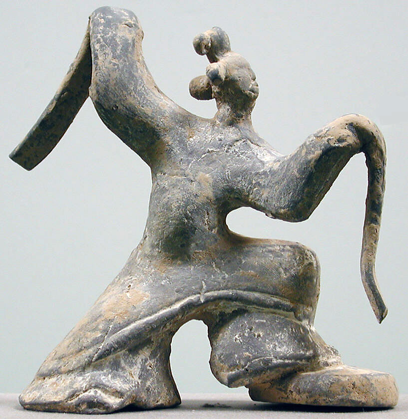 Dancer and Musicians, Earthenware with pigment, China