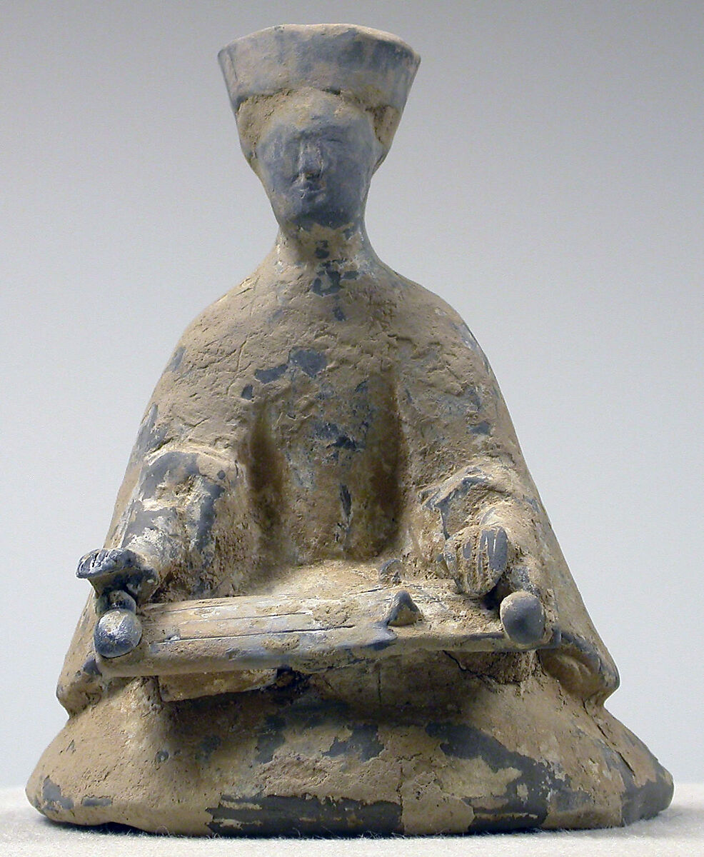 Dancer and Musicians, Earthenware with pigment, China