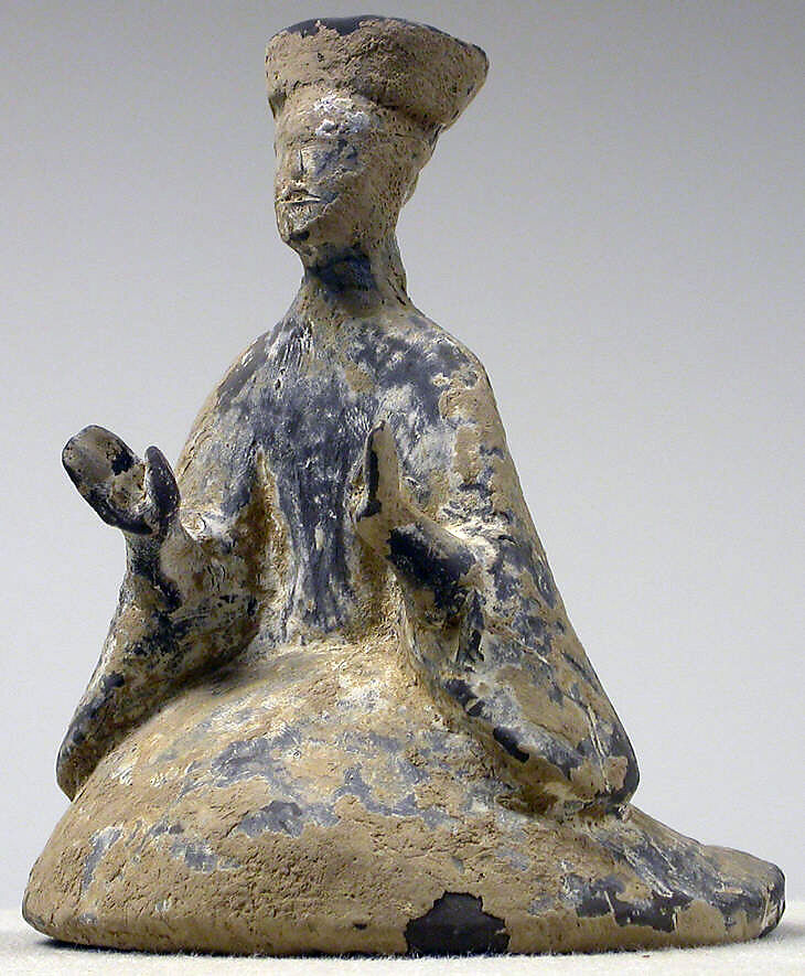 Dancer and Musicians, Earthenware with pigment, China