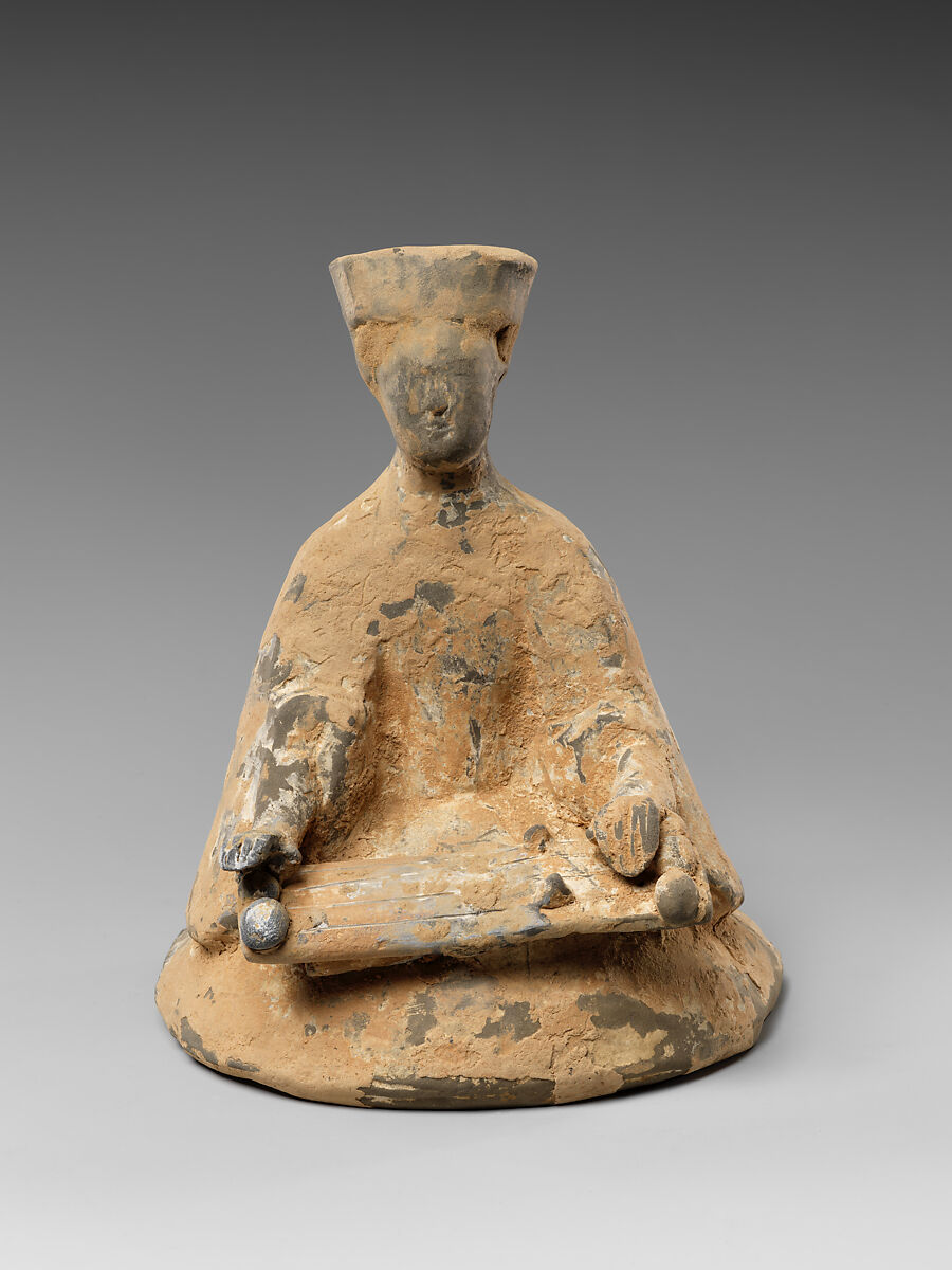 Dancer and Musicians, Earthenware with pigment, China