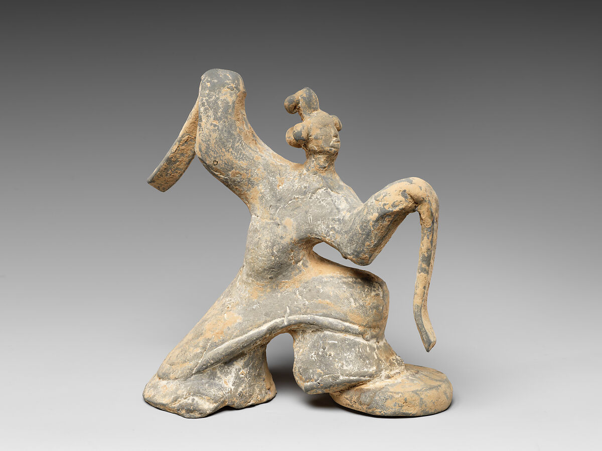 Dancer and Musicians, Earthenware with pigment, China