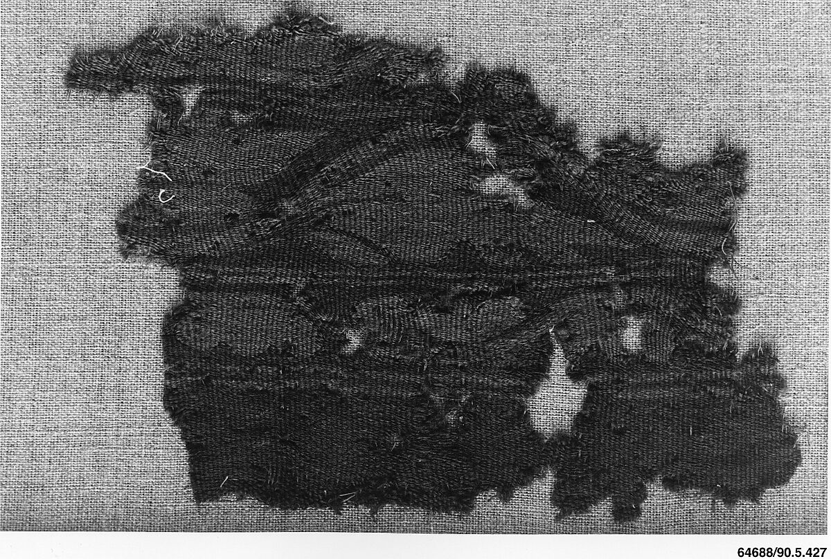 Fragment of a Sleeve, Wool, linen; plain weave, tapestry weave 