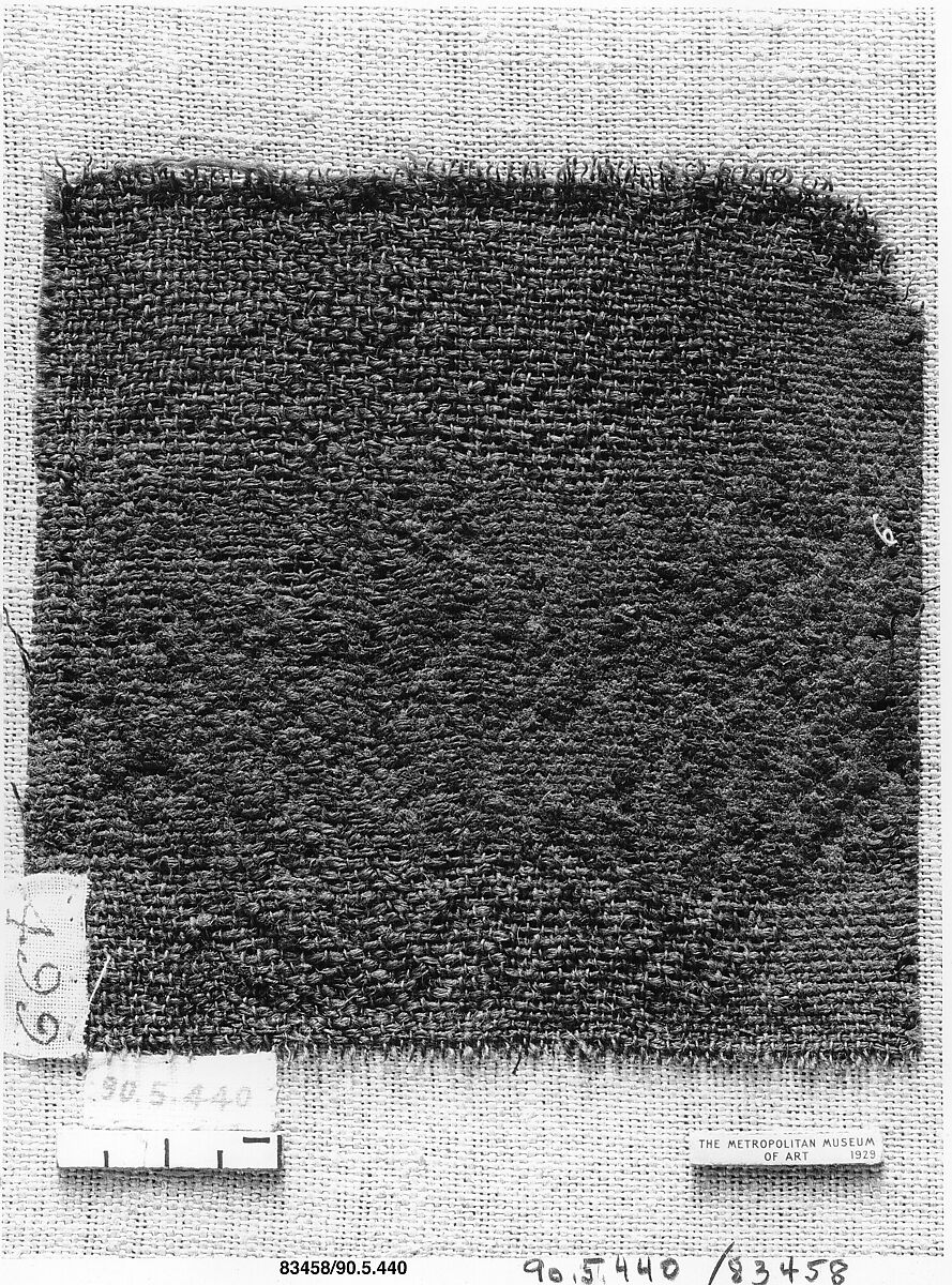 Textile Fragment, Wool; plain weave