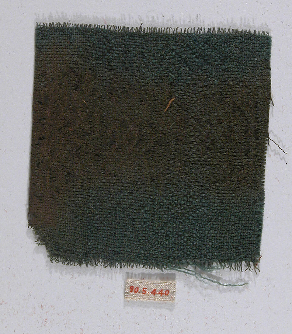 Textile Fragment, Wool; plain weave 