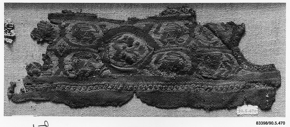 Textile Fragment, Wool, linen; tapestry weave