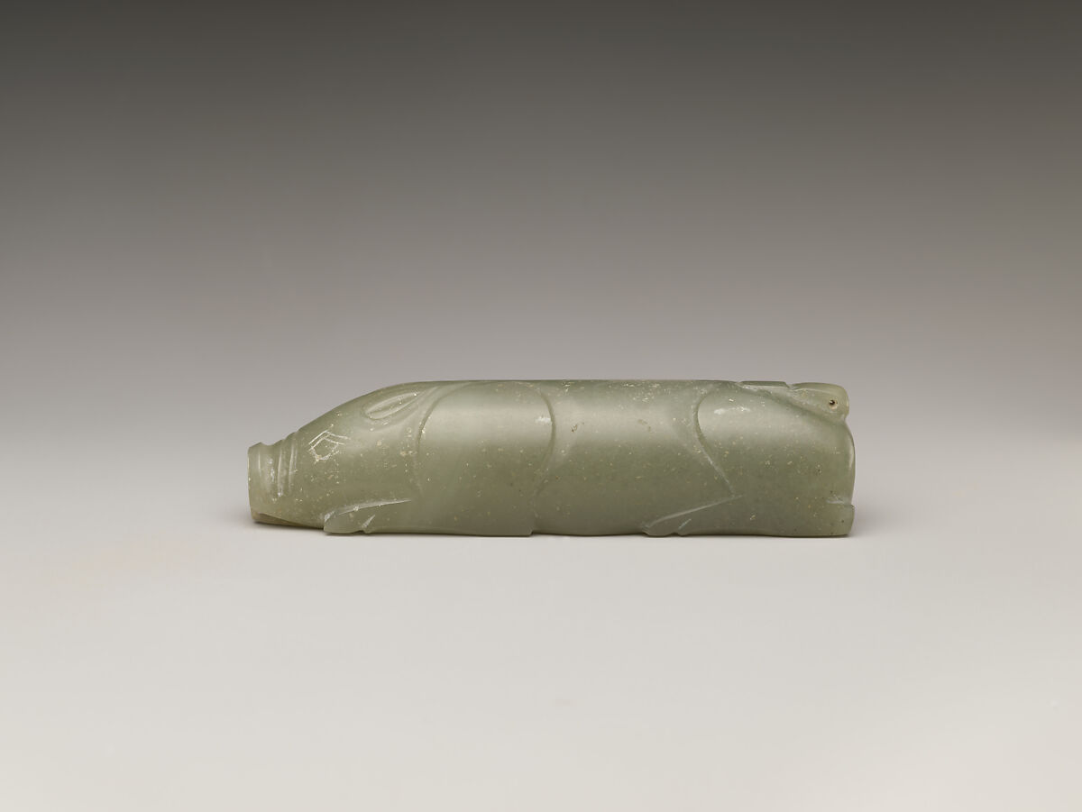 Pig in Recumbent Position, Jade (nephrite), China 