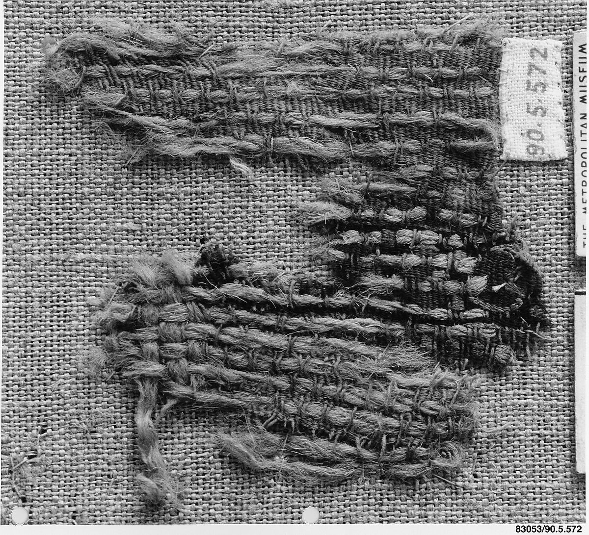 Textile Fragment, Wool, linen; tapestry weave