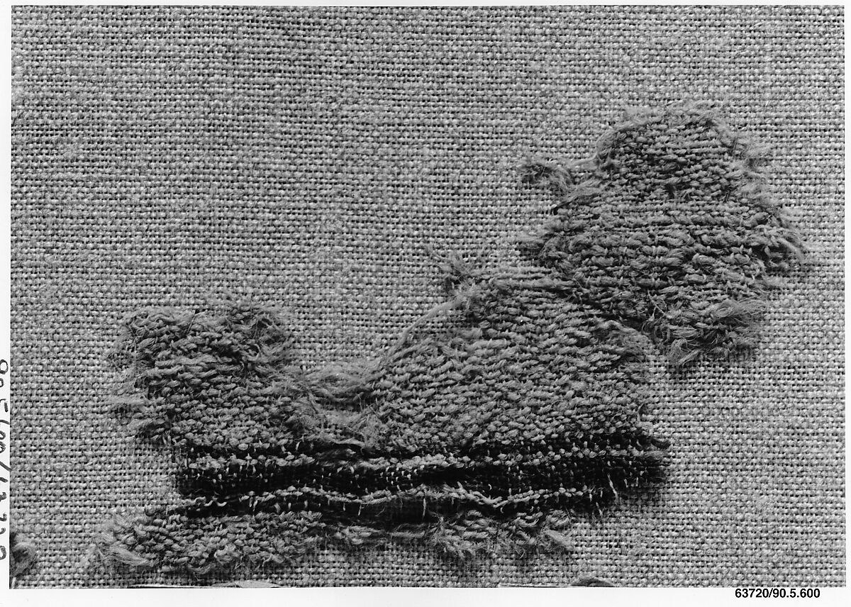 Textile Fragment, Wool; plain weave