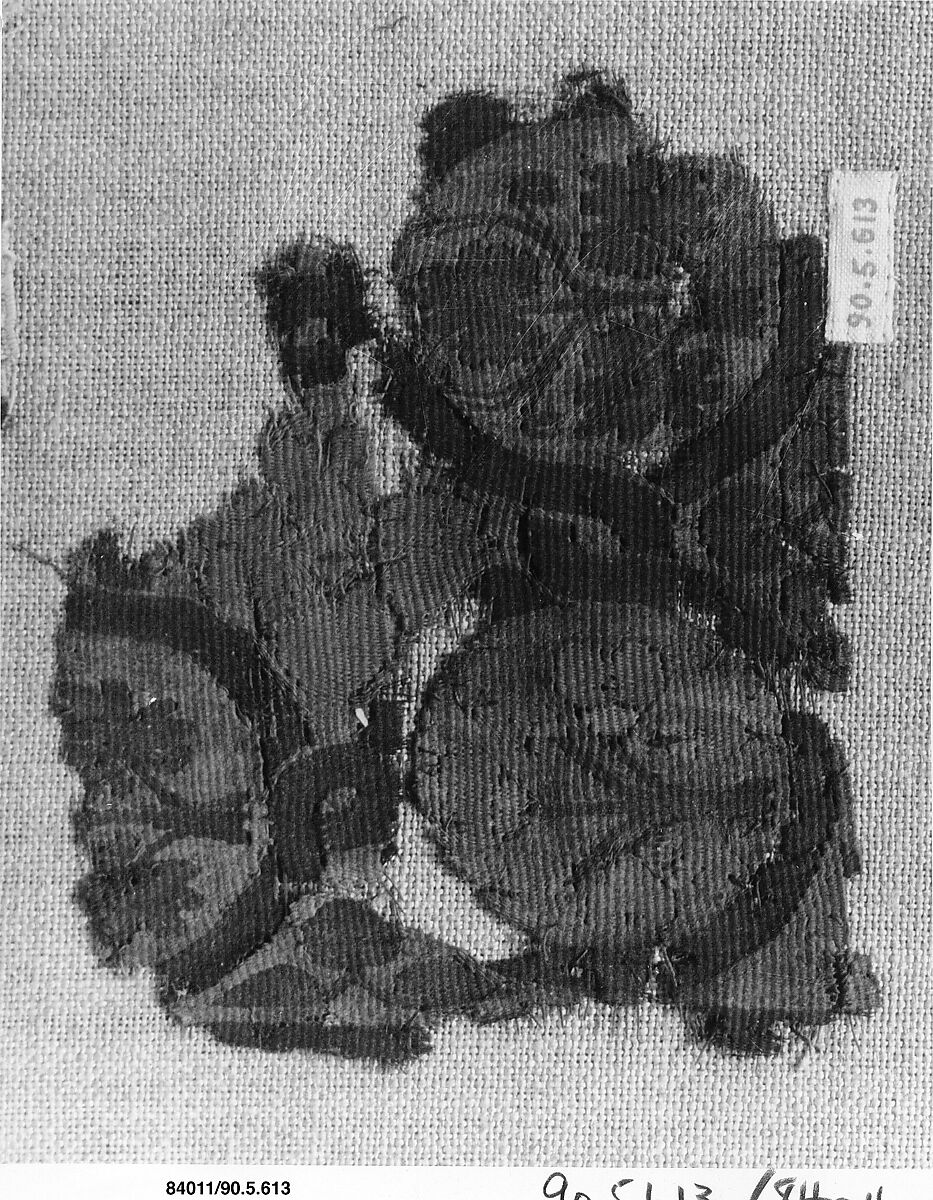 Textile Fragment, Wool, linen; tapestry weave