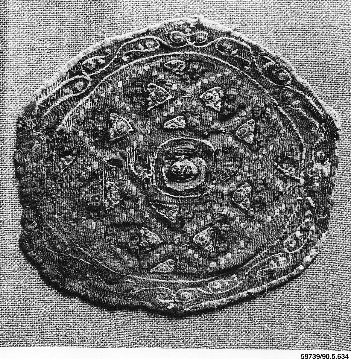 Textile Fragment, Wool, linen; tapestry weave