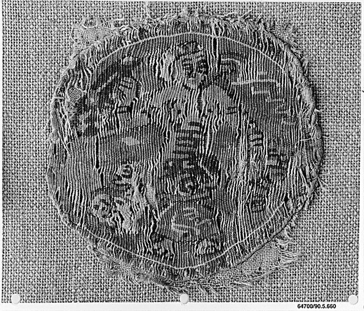 Textile Fragment, Wool, linen; tapestry weave