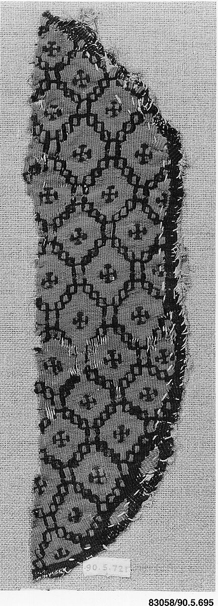 Textile Fragment, Wool; tapestry weave