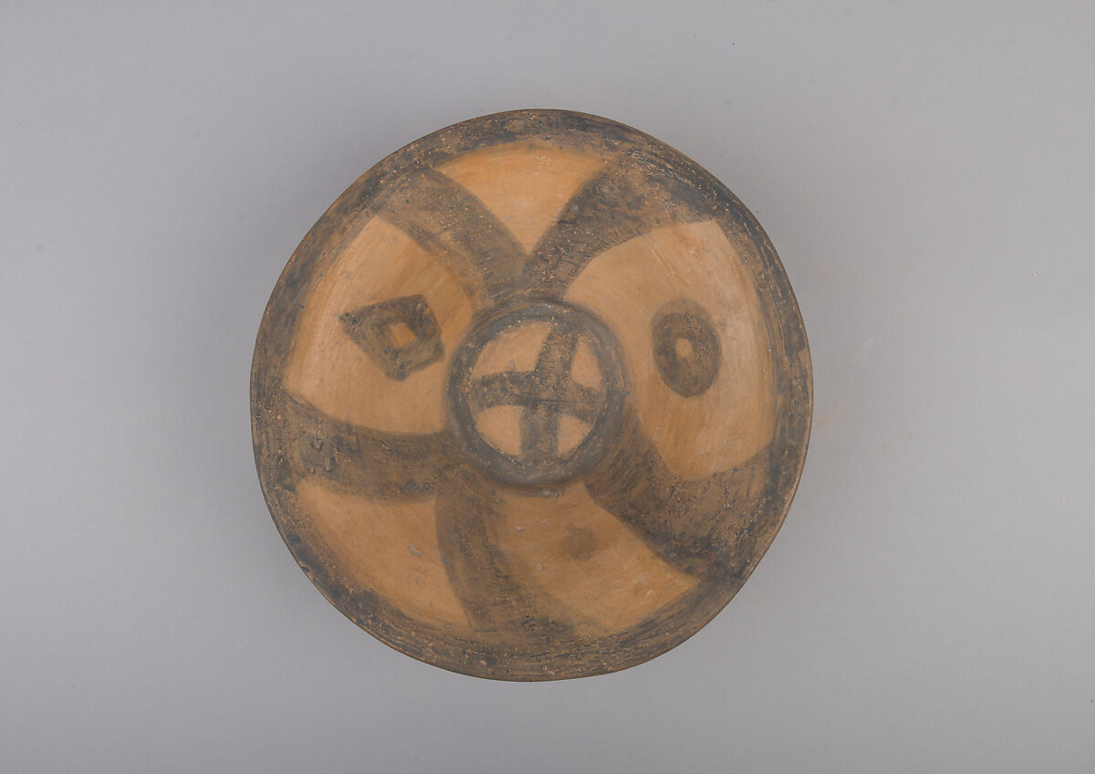 Bowl (Wan), Earthenware with pigment, China