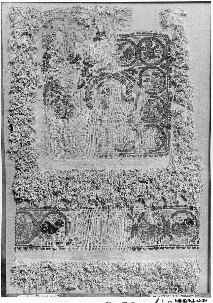 Textile Fragment, Linen, wool