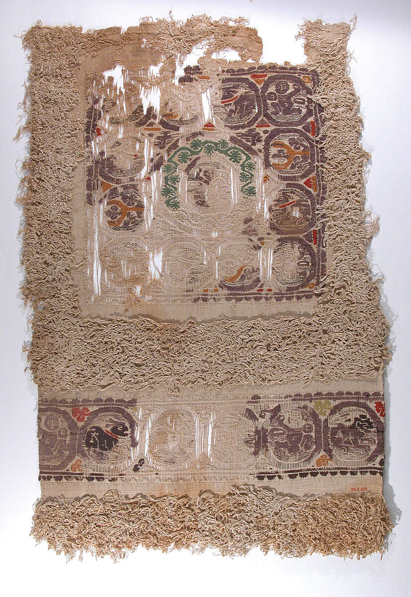 Textile Fragment, Linen, wool