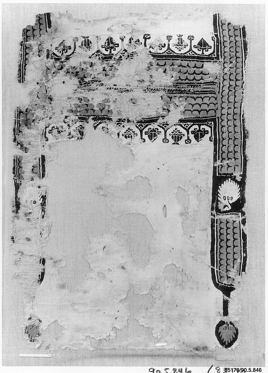 Fragment of a Tunic, Linen, wool